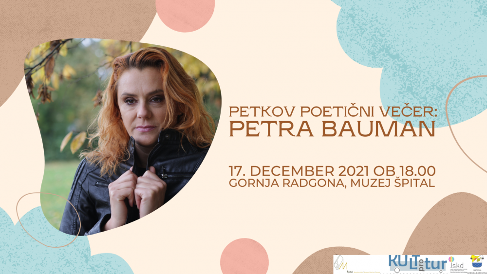 Petkov poetični večer: PETRA BAUMAN