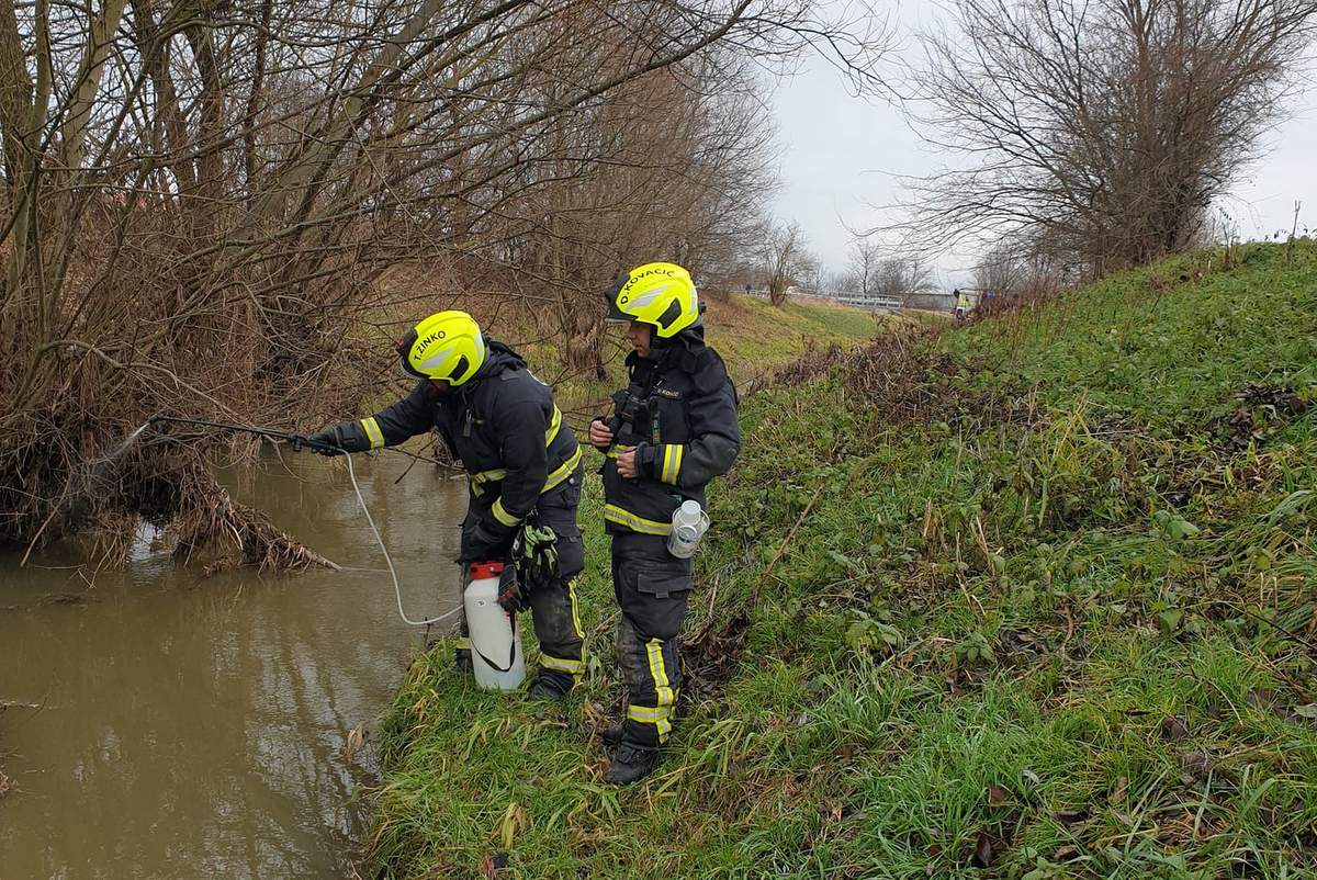 Gasilci so pregledali potok na razdalji 3500 metrov Gasilci so pregledali potok na razdalji 3500 metrov