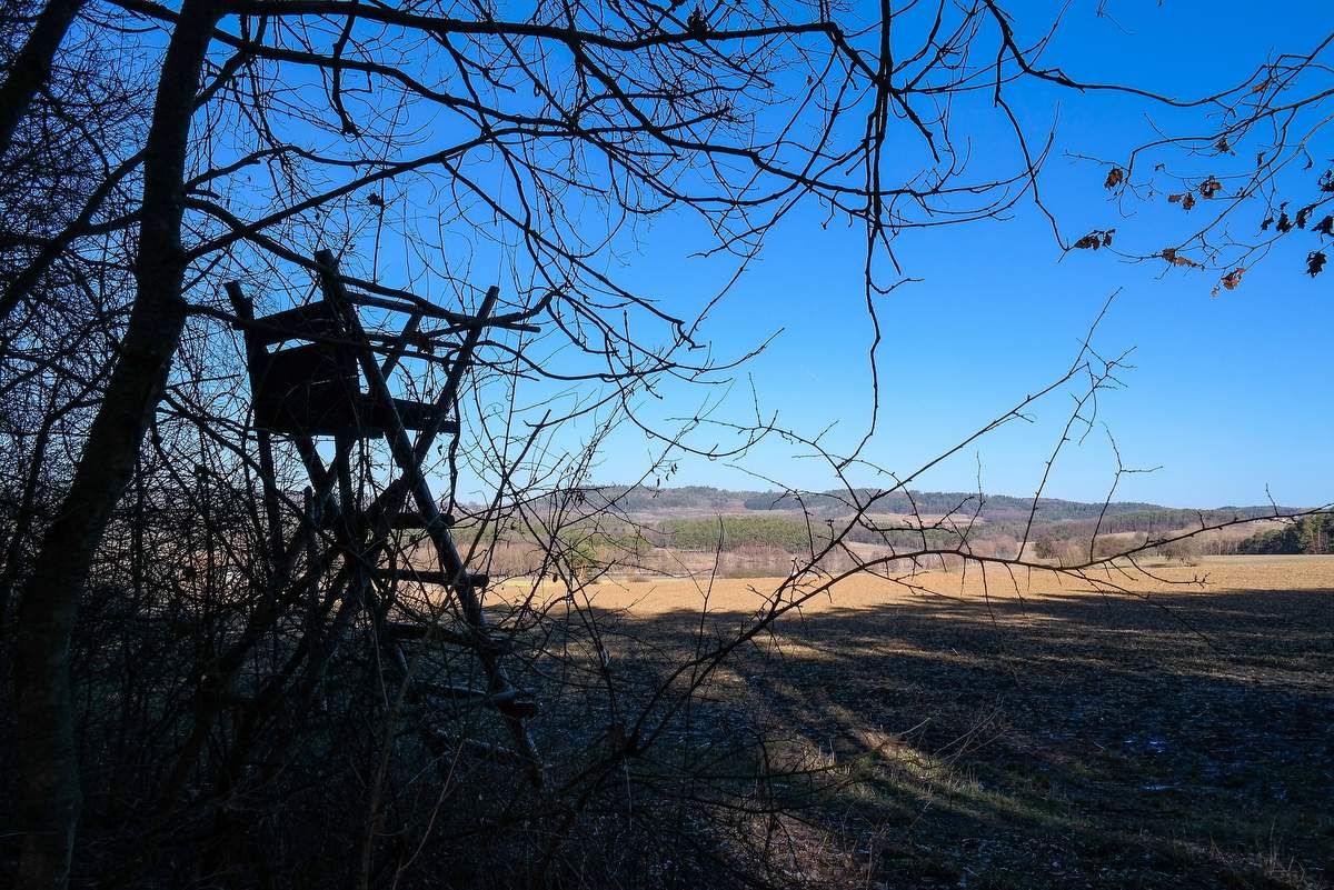 Nekdo je odtujil prenosno lovsko prežo (simbolična fotografija)