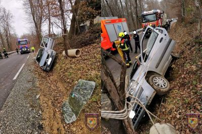 Prometna nesreča na Sp. Kamenščaku