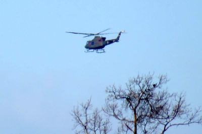 Helikopter Slovenske vojske nad Ljutomerom