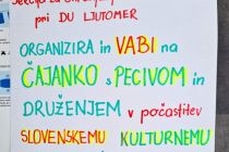 Čajanka v počastitev slovenskega kulturnega praznika