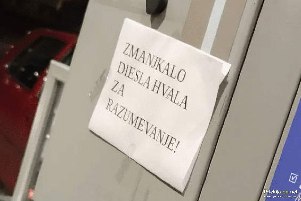 Ponekod je zmanjkalo dizla