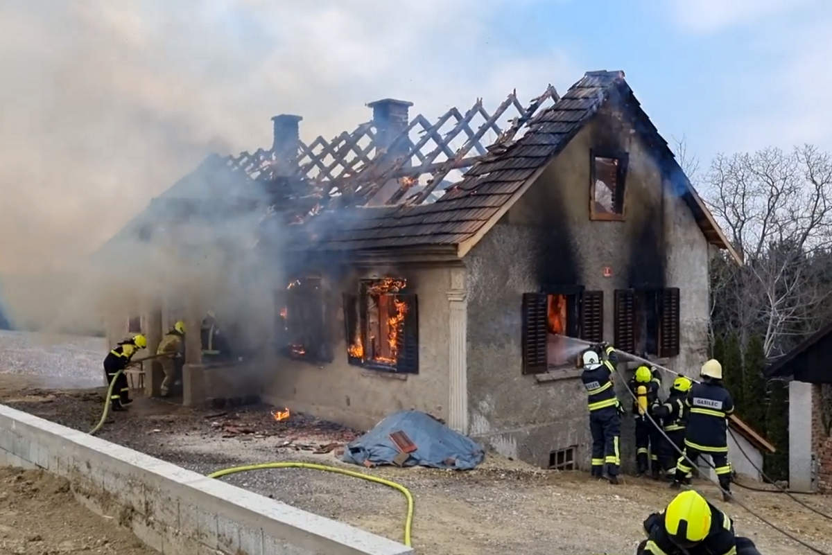 Kratek posnetek kaže razsežnost požara Kratek posnetek kaže razsežnost požara