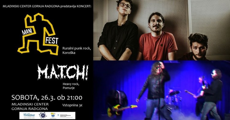 Koncert: Manifest + M. A. T. CH!