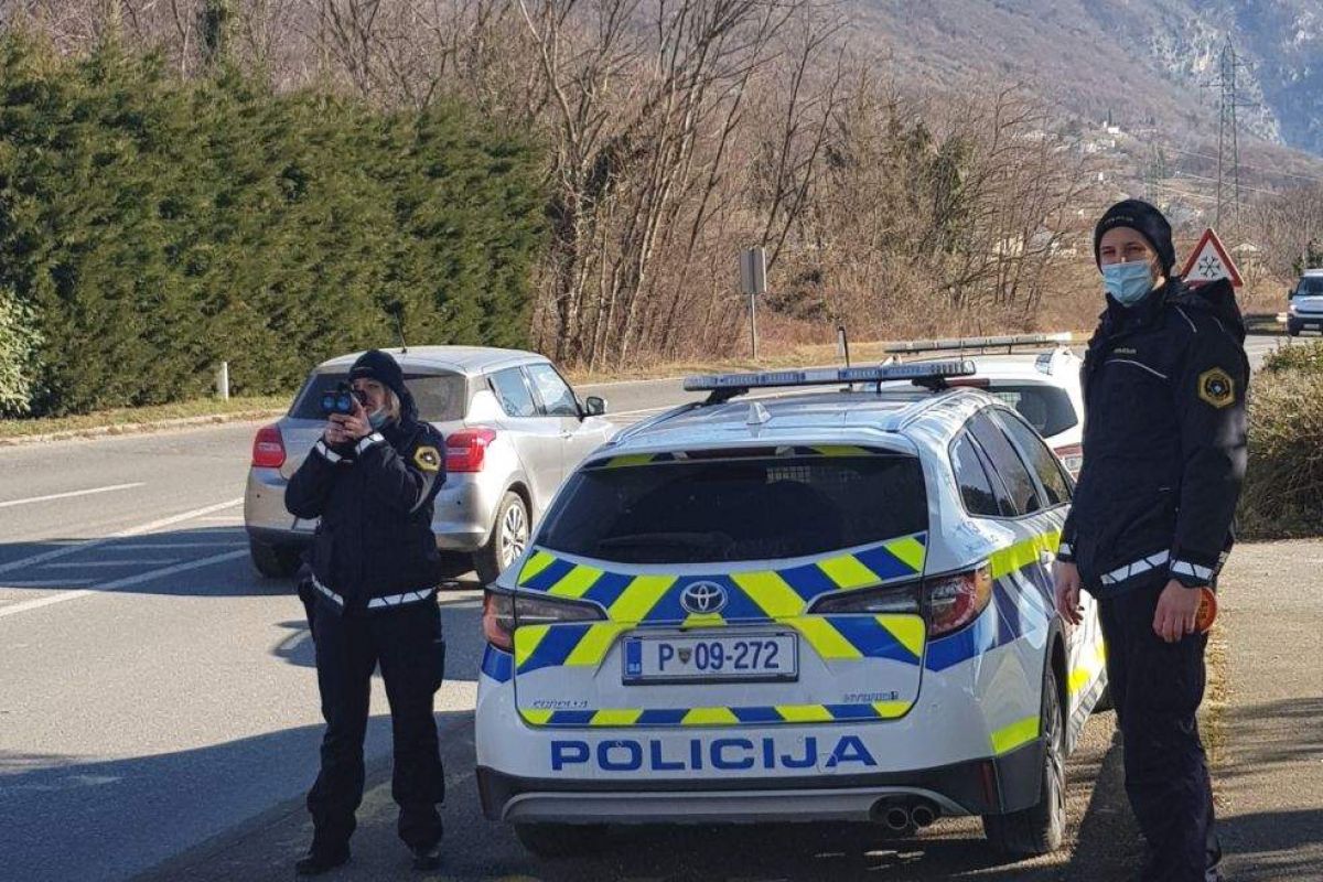 Nadzor hitrosti, foto: Policija