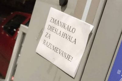 Ponekod je zmanjkalo dizla