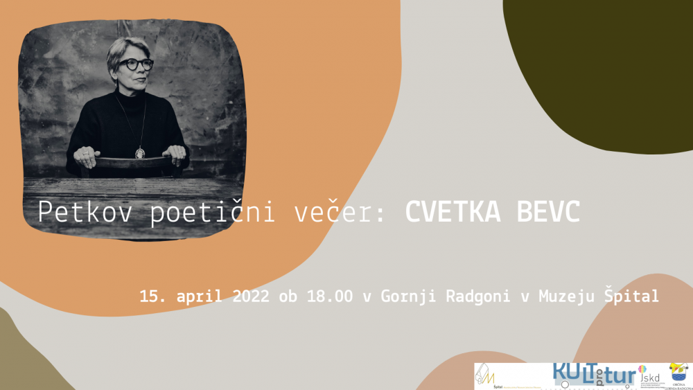 Petkov poetični večer: CVETKA BEVC