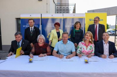 Predsedniki pomurskih Lions klubov in Lions kluba iz avstrijske Radgone so podpisali sporazum o partnerskem sodelovanju