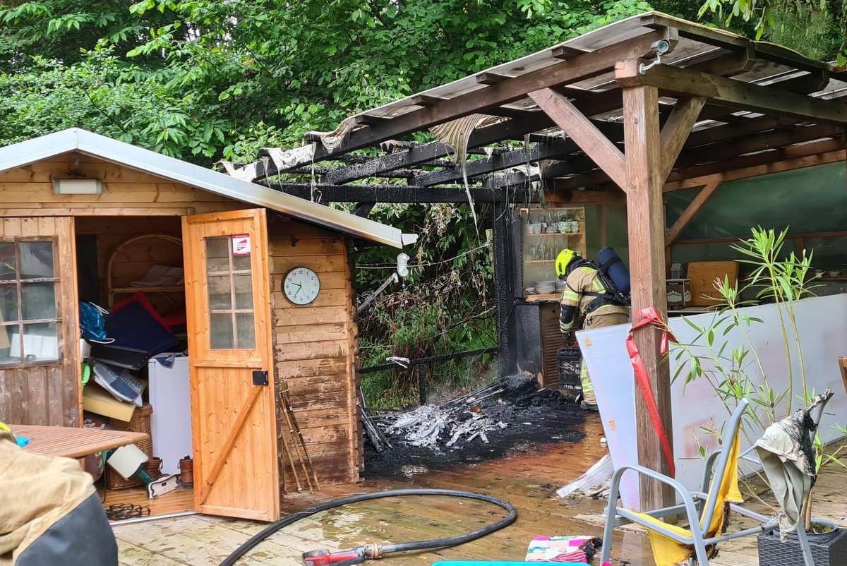 Objekt je delno poškodovan