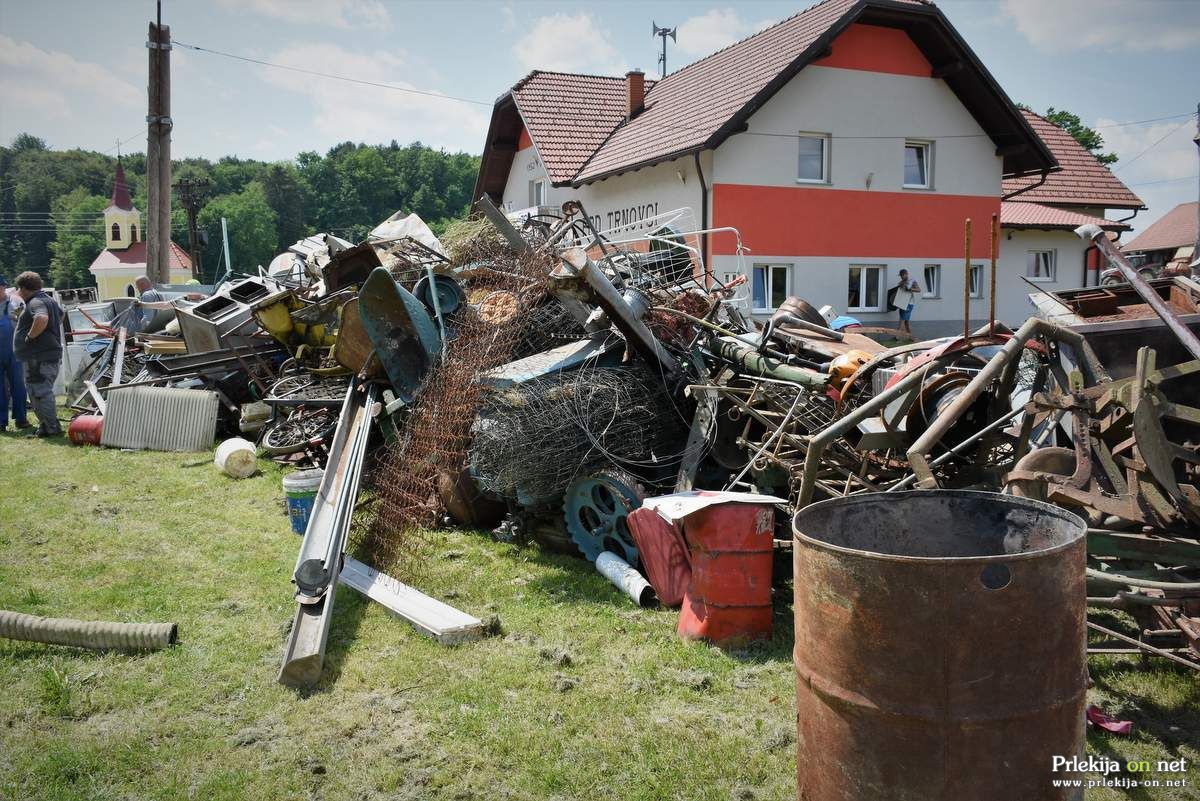 Zbiranje starega železa PGD Trnovci