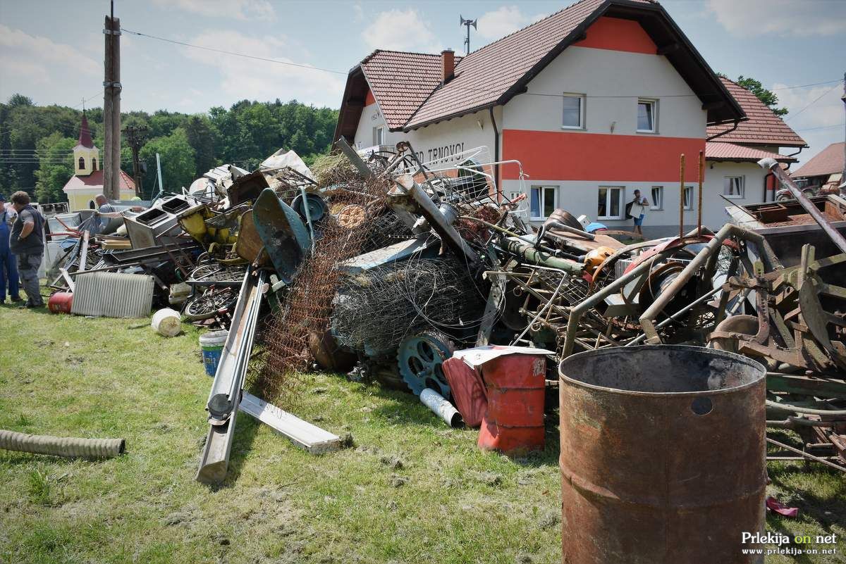 Zbiranje starega železa PGD Trnovci