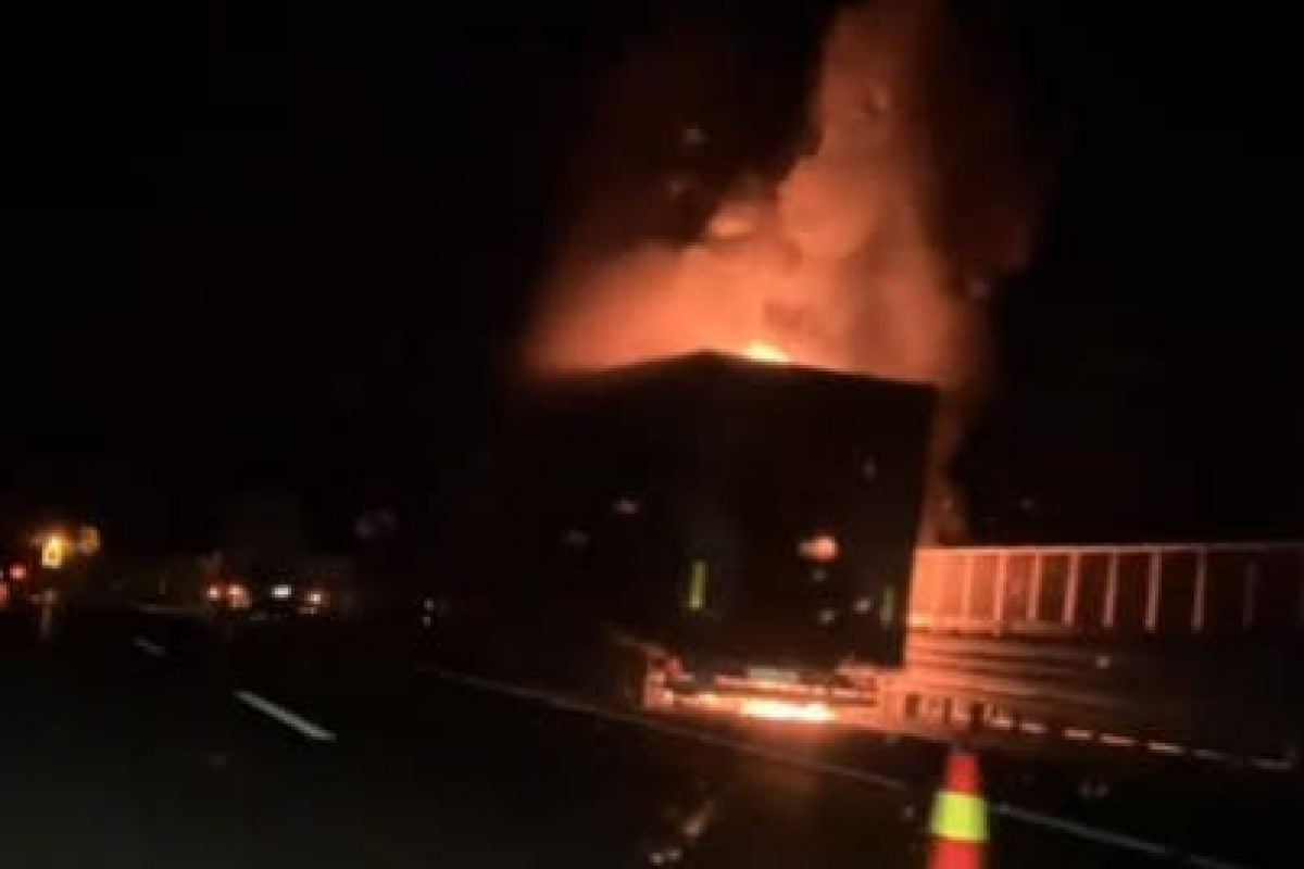 Požar na avtocesti Požar na avtocesti