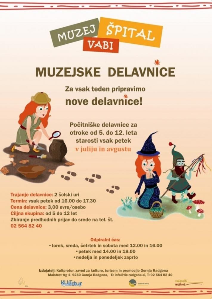 POLETNE MUZEJSKE DELAVNICE