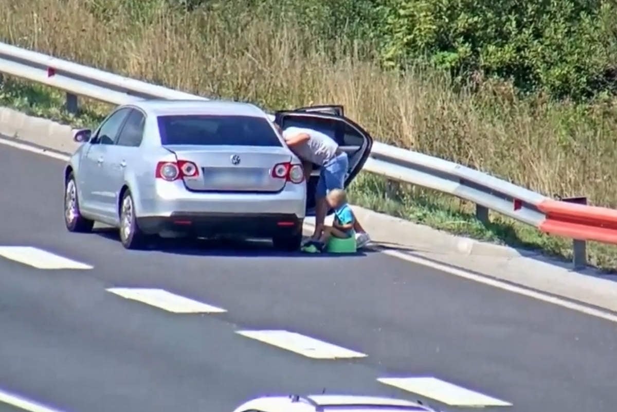 Nevarno početje na avtocesti Nevarno početje na avtocesti