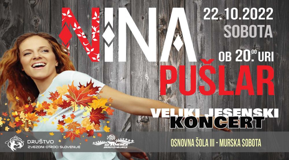 Veliki jesenski koncert Nine Pušlar