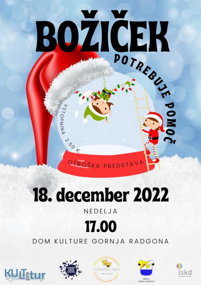 Otroška predstava: Božiček potrebuje pomoč