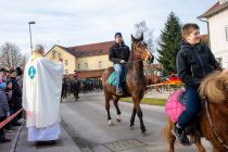 Blagoslov konjev v Križevcih pri Ljutomeru