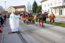 Blagoslov konjev v Križevcih pri Ljutomeru