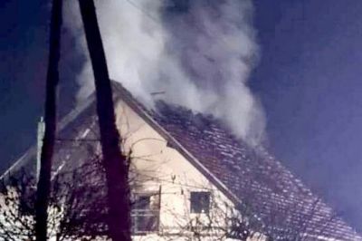 Zagorela je stanovanjska hiša