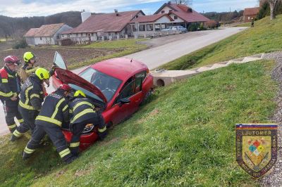 Prometna nesreča, foto: PGD Ljutomer