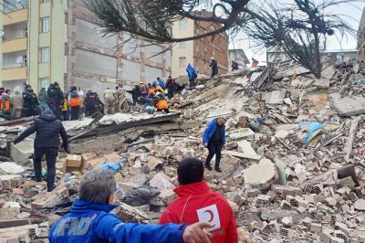 Pomoč ob potresu v Turčiji