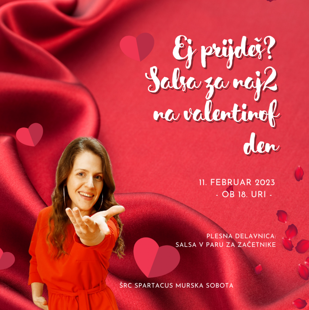 Valentinova salsa za naju 2 - plesna delavnica salse v paru za začetnike 