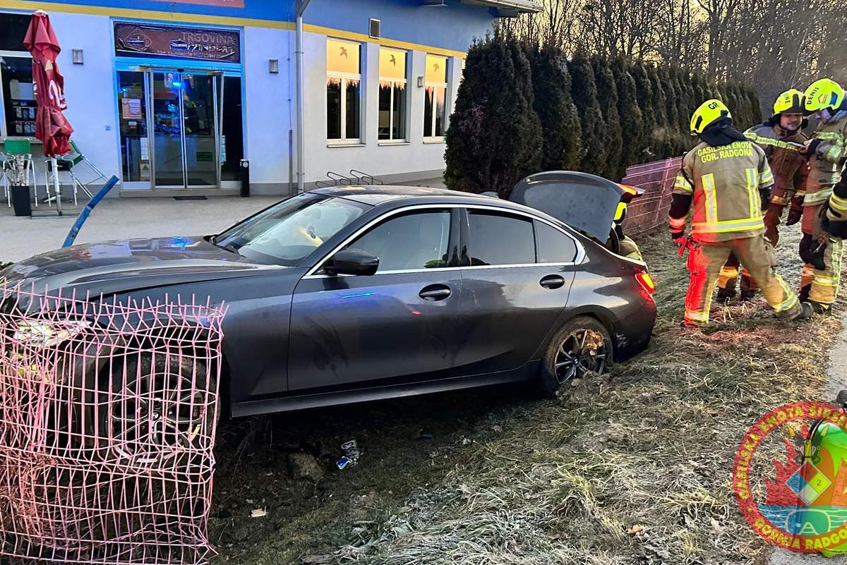 Prometna nesreča, foto: PGD Gornja Radgona
