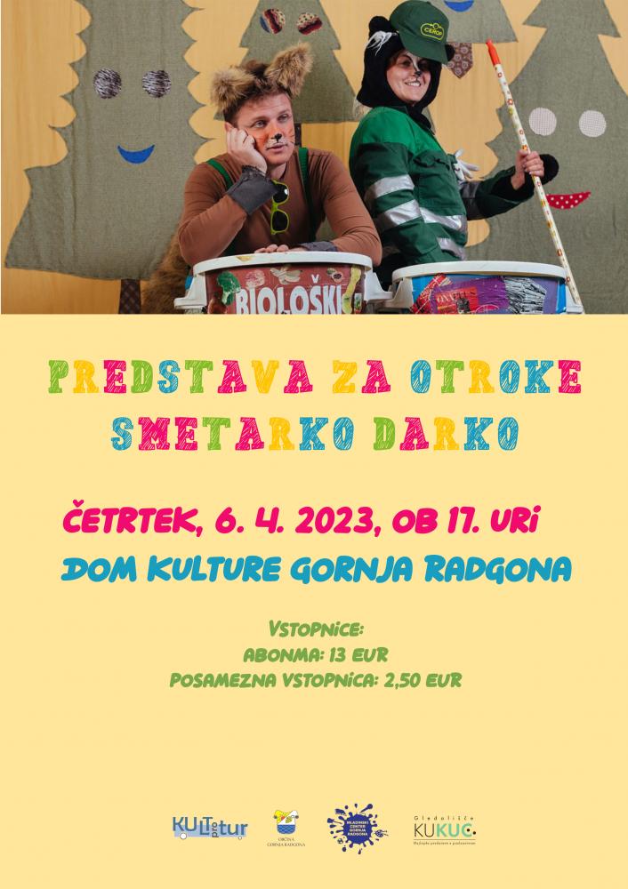 Predstava za otroke: DARKO SMETARKO (za abonma in izven)