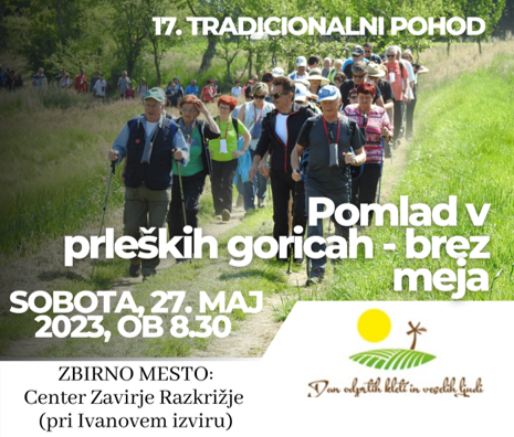 17. tradicionalni pohod Pomlad v prleških goricah