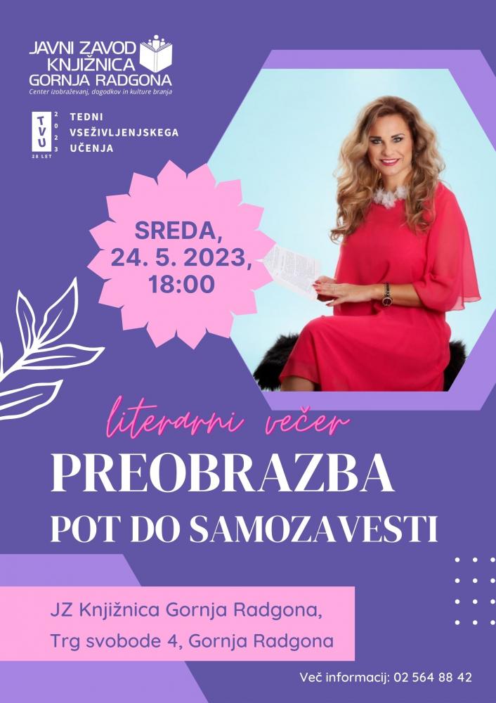 Literarni večer z Mileno Pozderec