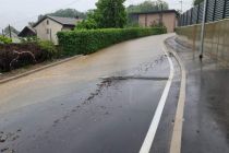 Poplavljena cesta v Ljutomeru