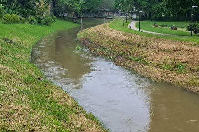 Reka Ščavnica v Ljutomeru