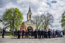 Sveta maša za gasilce na Cvenu