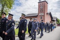 Sveta maša za gasilce na Cvenu