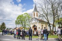 Sveta maša za gasilce na Cvenu