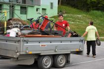 Zbiranje starega železa PGD Grabšinski breg