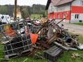 Zbiranje starega železa PGD Trnovci in Grabšinski breg