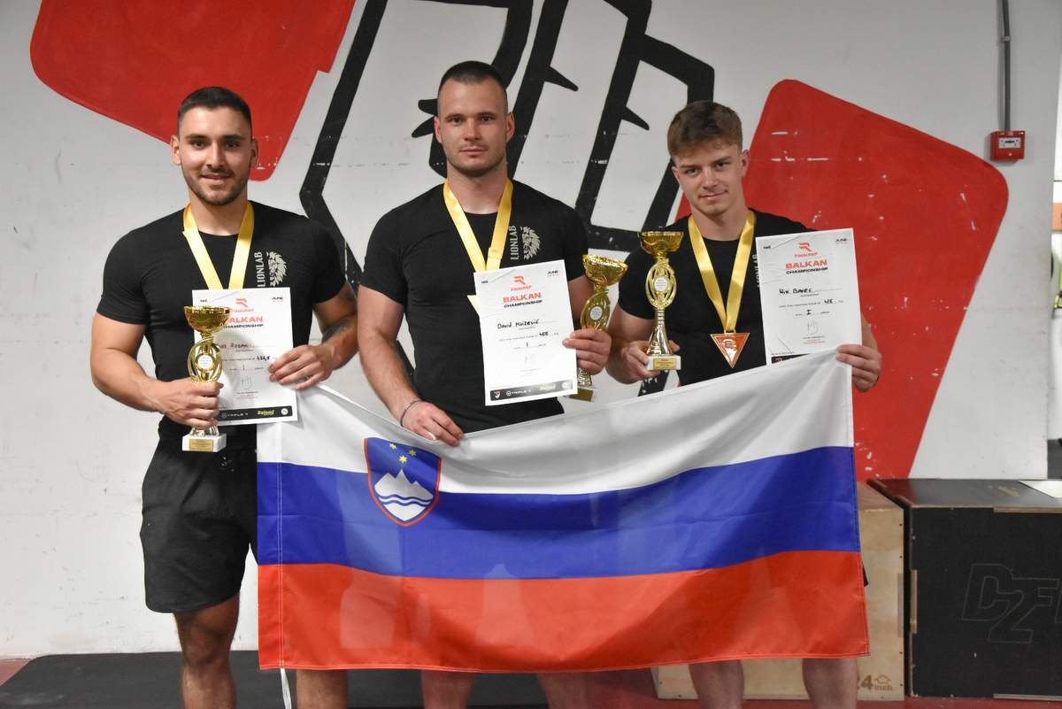 Blaž Rozman gewann den ersten Platz bei der Balkanmeisterschaft