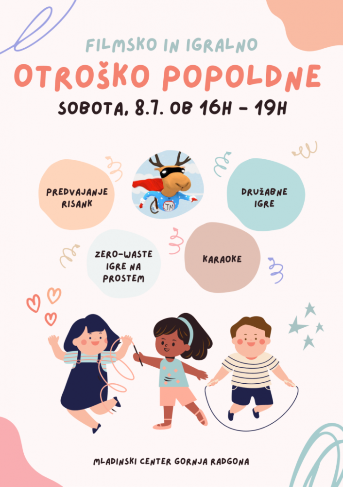 Filmsko in igralno otroško popoldne