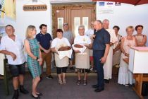 Odprtje razstave kruha in pogač na Polenšaku