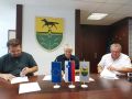 Podpis pogodbe za rekonstrukcijo javne poti v Križevcih