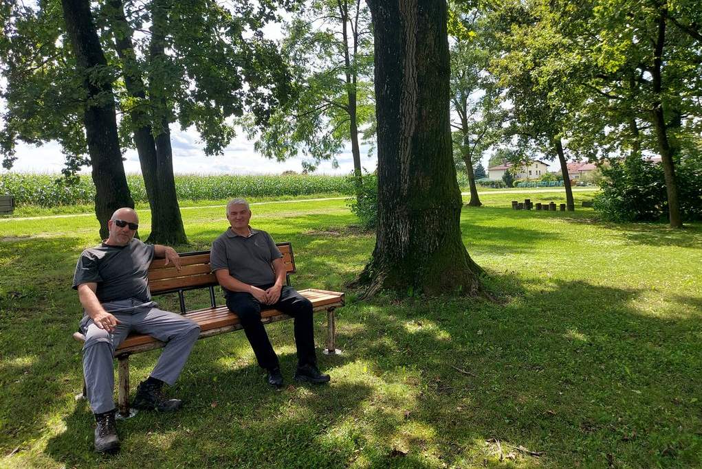 Robert Jurak in Branko Slavinec, foto: Občina Križevci