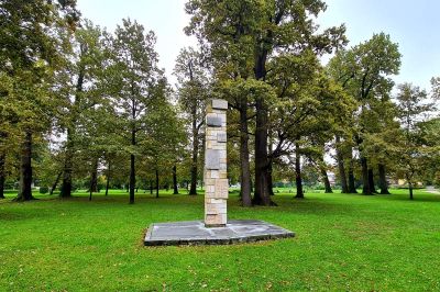 Spomenik v Parku I. slovenskega tabora v Ljutomeru