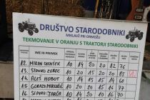 Oranje s starodobnimi traktorji na Krčevini