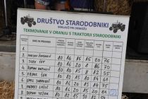 Oranje s starodobnimi traktorji na Krčevini