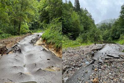 Uničene so številne ceste