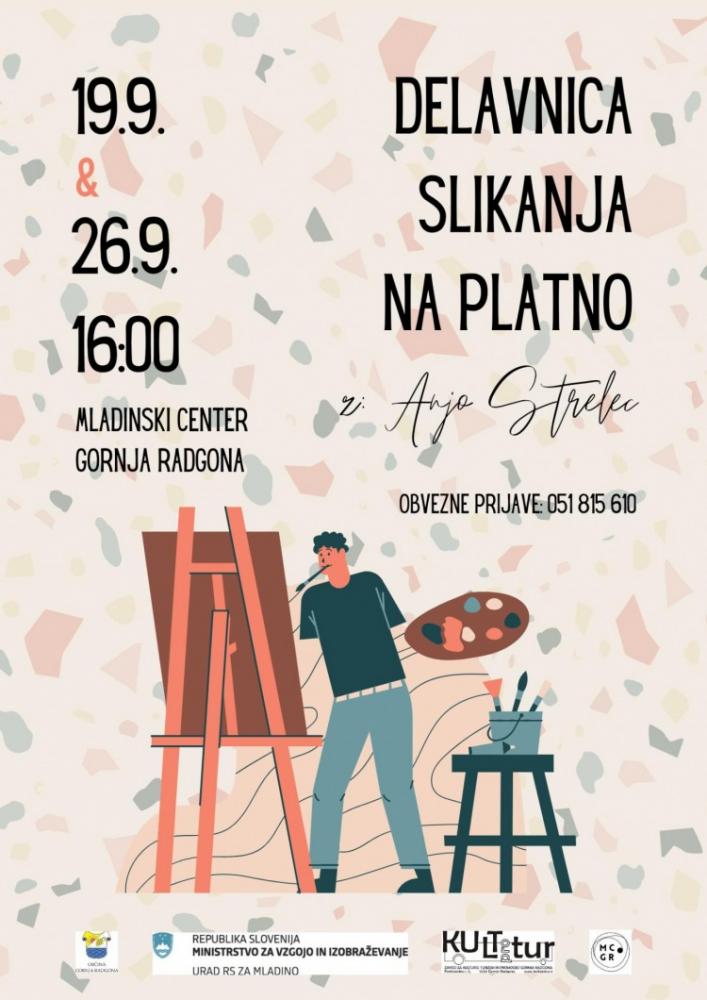 DELAVNICA SLIKANJA NA PLATNO