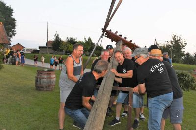 Postavljanje klopotca na Kukavi