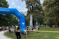 Otroci iz vrtca Cezanjevci na 7. Lotmerškem trail teku